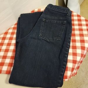 Gloria‎ Vanderbilt Dark Blue Jeans Missy Short Size 8